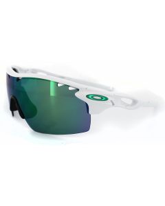 Occhiali Oakley Radarlock Path Vented Polished White Lens Jade Iridium