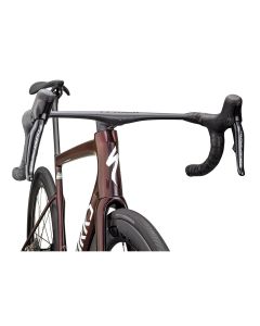 Specialized Tarmac S-Works SL8 Dura-Ace di2 Disc 2025 ROSSO BORDEAUX gloss solidity/red to black pearl/metallic white silver