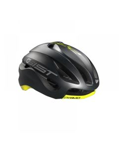 Gist Primo Casco Strada Nero Opaco e Giallo Fluo