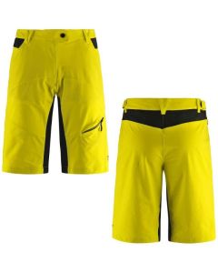 Pantaloncini MTB Donna Cresta Shorts Briko Giallo e Nero Lady