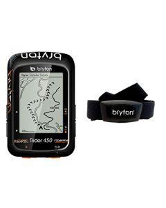 Bryton Rider 450 Ciclo Computer con GPS con Fascia Cardio