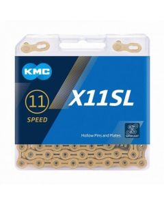 KMC Catena X11 SL Links 11v.  ORO mtb KMC X11 SL Gold