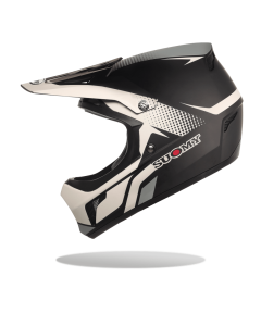 Casco Suomy Integrale EXTREME BLACK/WHITE/GREY MATT Nero e Bianco Opaco SUPER OFFERTA