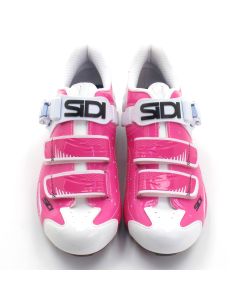 Sidi Scarpe Bici da Strada Donna Level Bianco e Fuxia