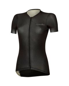 Maglia Ciclismo Donna  Rh+ Super Light Jersey Grigio Scale Black