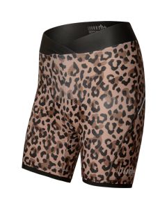 Pantaloncini Ciclismo Donna  rh+  Fashion Logo Stile Animalier Safari