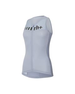 Maglia Senza Maniche Ciclismo Canotta Donna  RH+  LOGO SLEEVELESS W JERSEY AZZURRO CELESTE