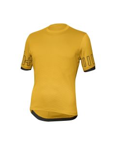 Maglia Ciclismo RH+ Enduro Gravel Freeride DUST T-SHIRT Mustard Black