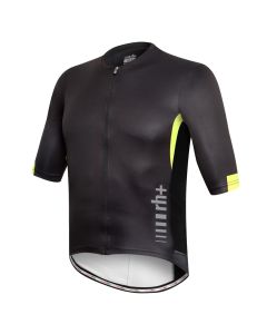 Maglia Ciclismo Tecnica Shiver Jersey Rh+ Nero Giallo Fluo