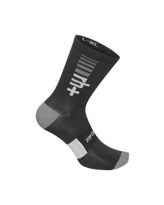 Calza Bike Logo Sock15  Rh+  Ciclismo e Running Fashion Sock 15 BLACK NERO ANTRACITE