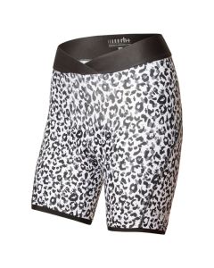 Pantaloncini donna Rh+ 15cm - Bianco Nero Animalier