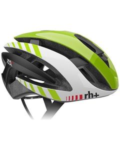 Casco Bici RH+ Z Alpha Verde Fluo Bianco