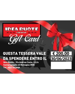 Gift Card Buono Spesa Valore 200 Euro Idea Regalo