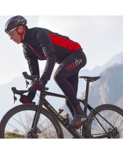 Salopette Calzamaglia Inverno Ciclismo Tecnica Winter Bibtight Black Reflex Nero Rosso