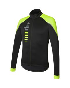 Zero Rh+ Maglia Maniche Lunghe Code 2 Jacket Nero Acid Lime NUOVO