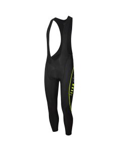 Salopette Calzamaglia Inverno Ciclismo Tecnica Bibtight NERO ACID LIME Reflex EVO