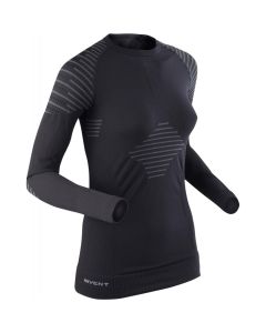 Maglia Intima Donna X-Bionic Invent 4.0 Manica Lunga nero Ciclismo e Running