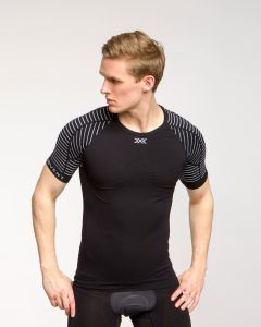 X-Bionic Maglia Intima Invent LT SHIRT R-NECK 4.0 Manica Corta NERO Ciclismo e Running