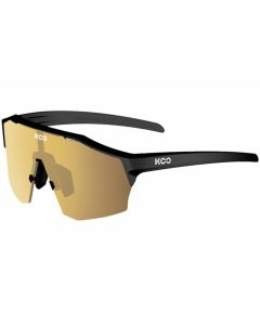 Occhiali Ciclismo Sportivi Koo ALIBI NERO Opaco Lenti Gold