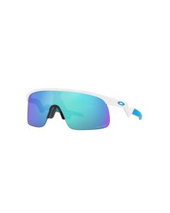 Occhiali Oakley Junior Bambino RESISTO Bianco Lenti Prizm Sapphire