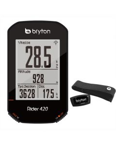 Bryton Rider 420H Ciclocomputer GPS + Fascia Cardio