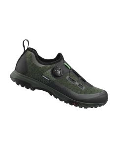 Scarpe MTB E-BIKE Shimano ET701 Volume Tour Last Verde Militare SUPER OFFERTA