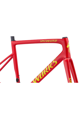 Telaio S-Works Specialized Tarmac SL6 Disc Rosso Lucio e Giallo New