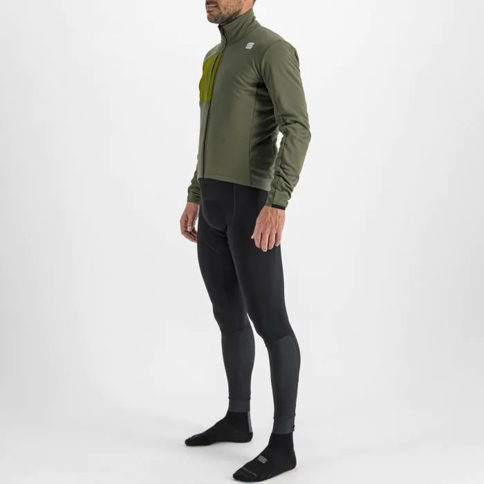 Giacca Termica Invernale Sportful Super Jacket Ciclismo Verde Militare