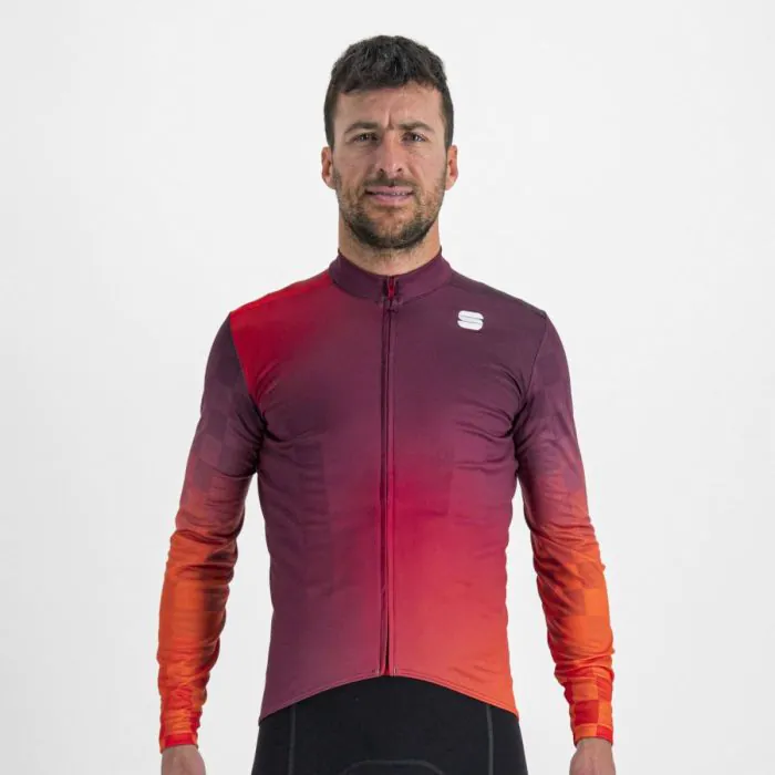 Maglia Ciclismo Sportful Maniche Lunghe ROCKET THERMAL JERSEY Bordeaux IdeaRuote