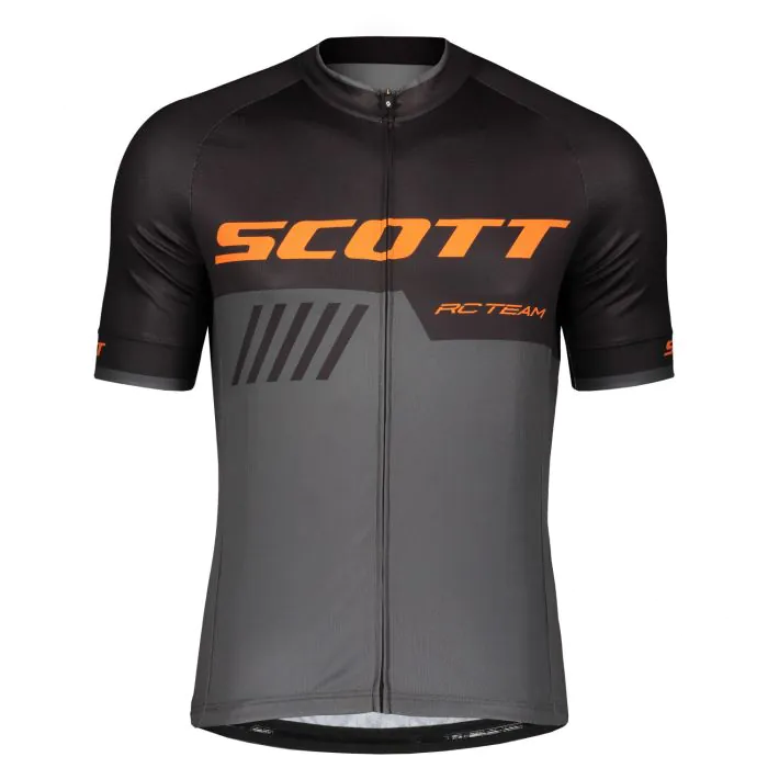 Scott Shirt Maglia Ciclismo Maniche Corte RC Team NERO GRIGIO ARANCIO 2019 IdeaRuote
