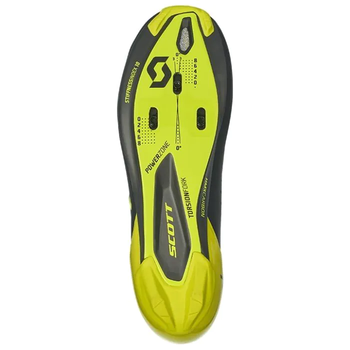 Scarpe bici da corsa SCOTT Road RC NERO GIALLO FLUO