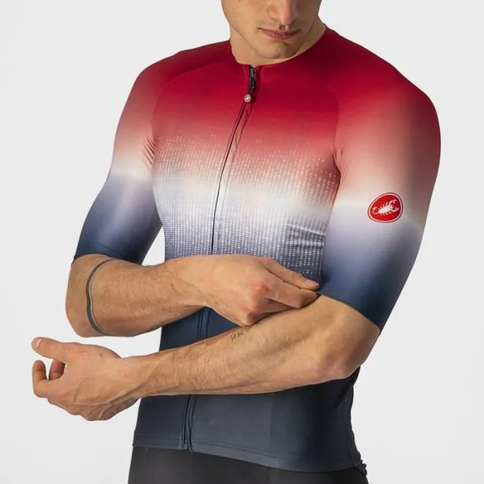 Maglia con Zip Castelli Maniche Corte Aero Race 6.0 Jersey IdeaRuote