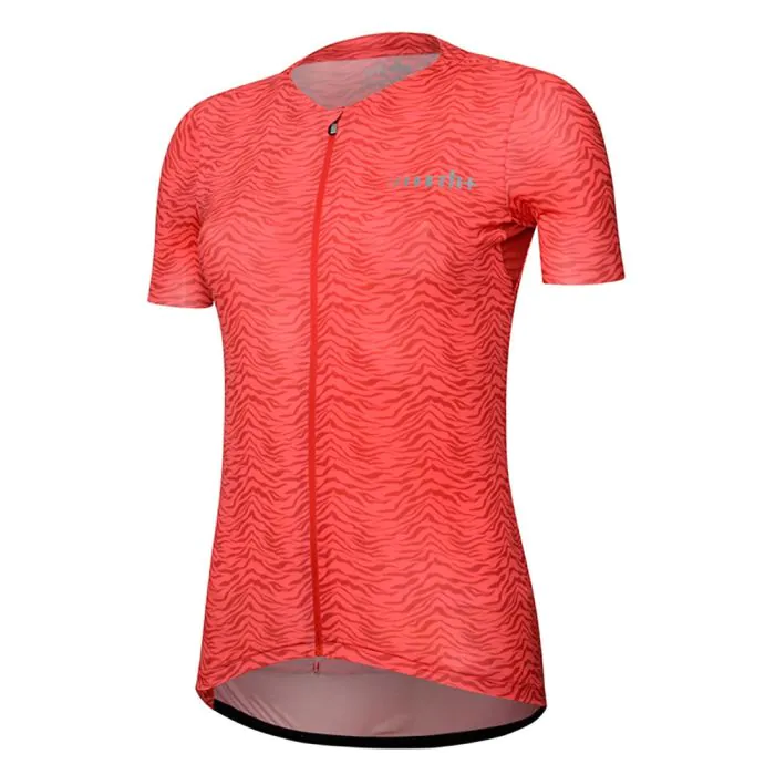 Maglia Ciclismo Donna Rh+ Tiger Lady Bug Nectarine Super Light