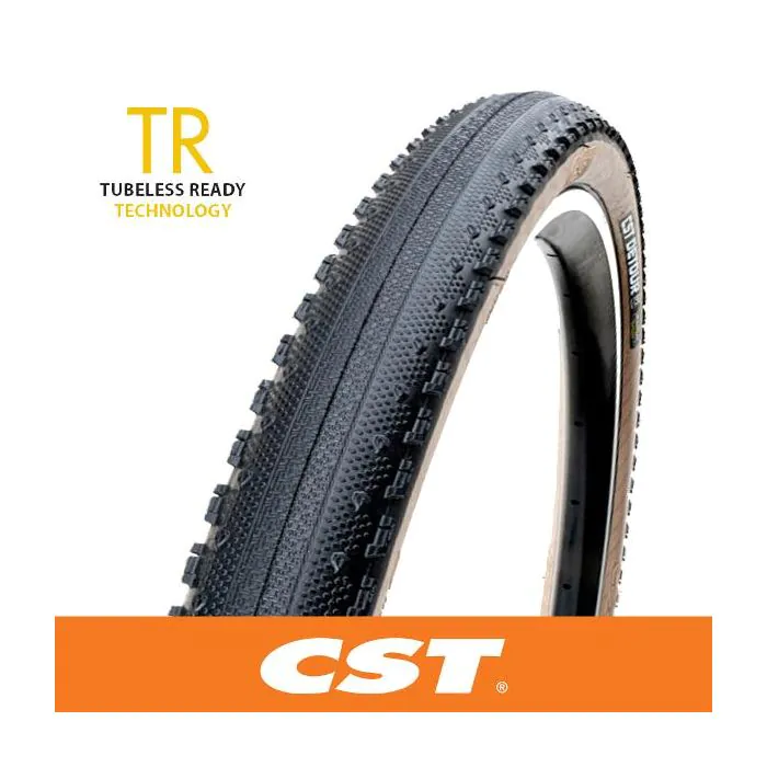 CST Copertone Gravel Detour C3015 Tubeless 700X38c NERO/PARA SUPER