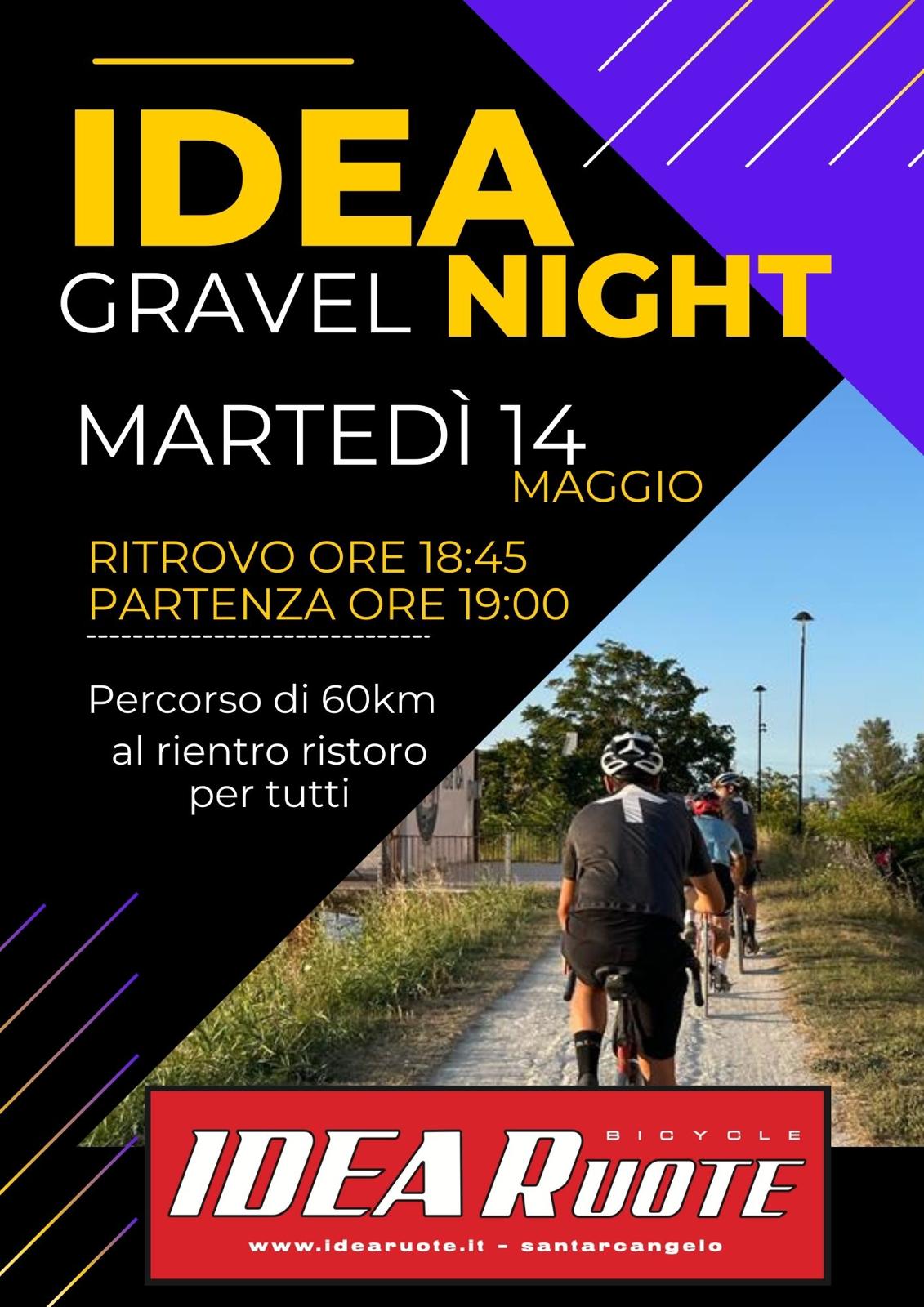 Notturna Gravel Idearuote 14 maggio 